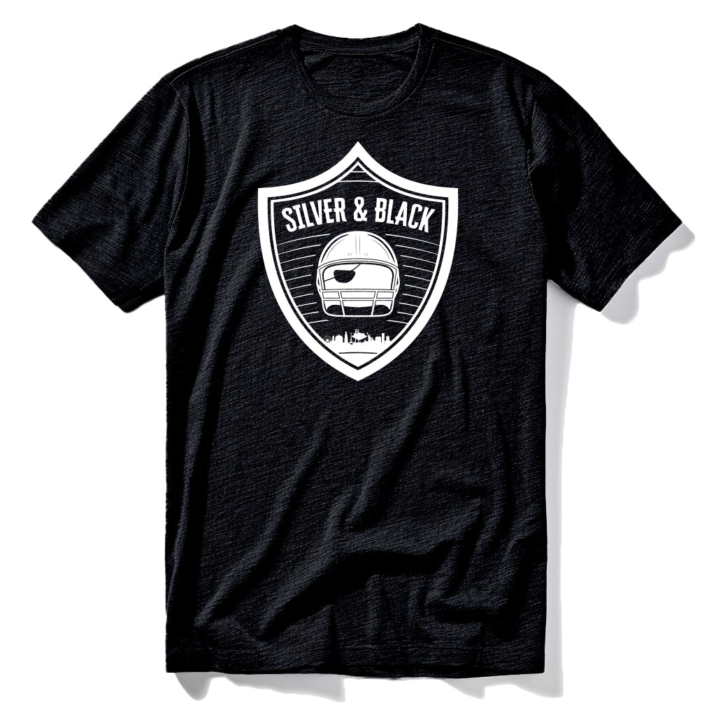 Silver & Black Shield