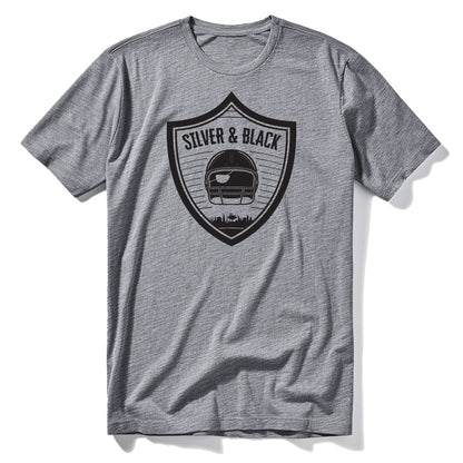 Silver & Black Shield